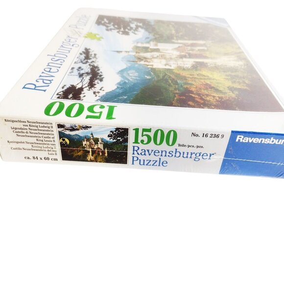 NEW in Box Ravensburger Jigsaw Puzzle 1500 Pieces Neuschwanstein Castle - Picture 4 of 5